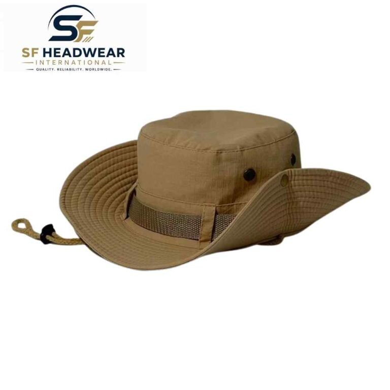 Custom ripstop hiking and fishing boonie hats for bulk orders