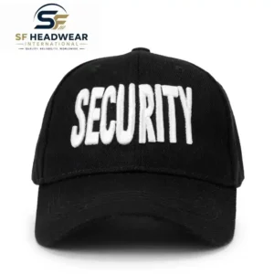 Security guard cap with custom logo
